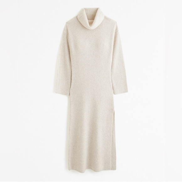 Abercrombie Long-Sleeve Turtleneck
Midi Sweater Dress Small - Picture 1 of 7